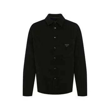 Хлопковая рубашка Prada