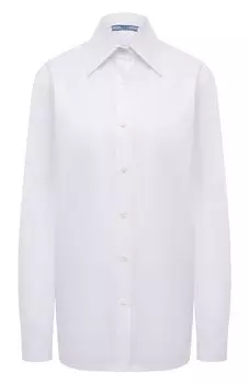 Хлопковая рубашка Prada