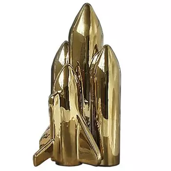 Статуэтка SELETTI gold rocket