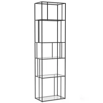 Стеллаж из металла и стекла Menzie Metal Rack