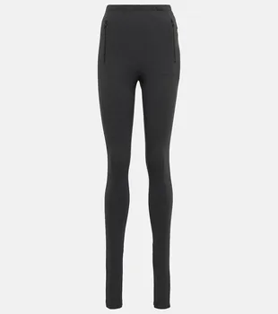 Узкие брюки с высокой посадкой WARDROBE.NYC, черный