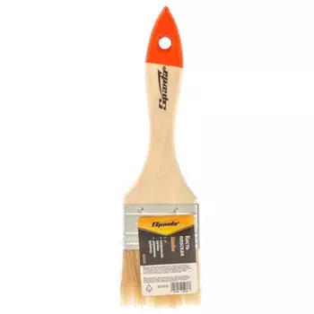 Плоская кисть Sparta 824305, Slimline 2" (50мм), натуральная щетина, деревянная ручка