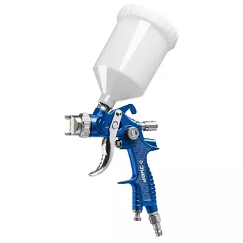Пневматический краскопульт Зубр PRO 600 06563-1.7_z01 (с верхним бачком, HVLP, 1.7 мм)