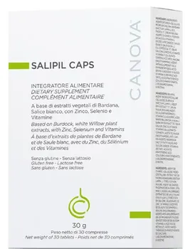 Canova Salipil Caps Добавка для кожи, 30 таблеток для регулирования кожного сала