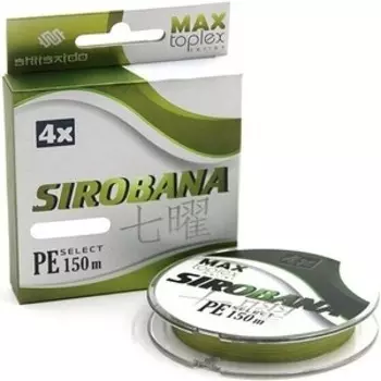 Шнур плетеный Shii Saido Sirobana 4X, L-150 м, d-0,083 мм, до 3,17 кг, olive