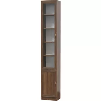 Шкаф многоцелевого назначения Олимп В-17 дуб кальяри/ Masa Decor дуб кальяри/профиль: Masa Decor дуб кальяри/стекло