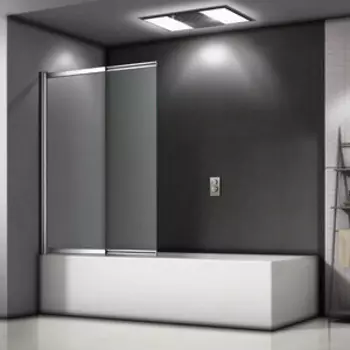 Шторка для ванны Good Door Screen SL-100-C-CH 100х140 прозрачная, хром (ПД00081)