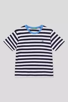 Футболка хлопковая в полоску Benetton