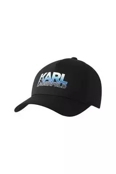 Хлопковая бейсболка с логотипом Karl Lagerfeld