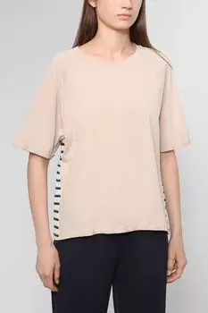 Хлопковая футболка Comma Casual Identity