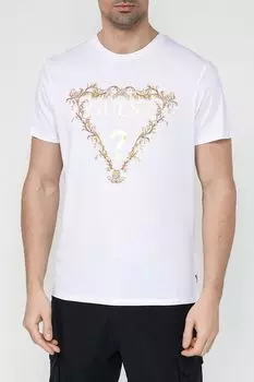 Хлопковая футболка Guess