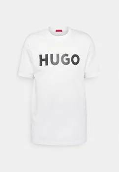 Футболка с принтом HUGO, белый