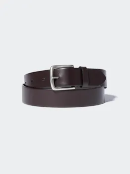 Ремень Uniqlo Italian Oil Leather 09 BLACK/MEN M