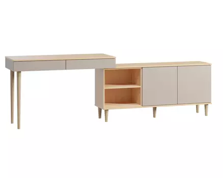 Стол-тумба Элвуд-3 Latte Plywood