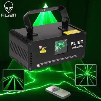 Alien DMX 100 мВт зеленый лазерный сканер