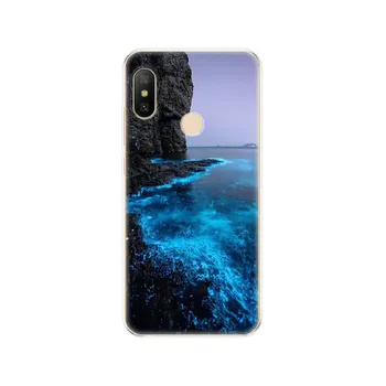Для Xiaomi MI A2 LITE чехол окрашенный силиконовый мягкий чехол из ТПУ для задней панели телефона чехол для Xiomi MI A2 LITE полная защита чехол-бампер xiaomi mi A2 lite