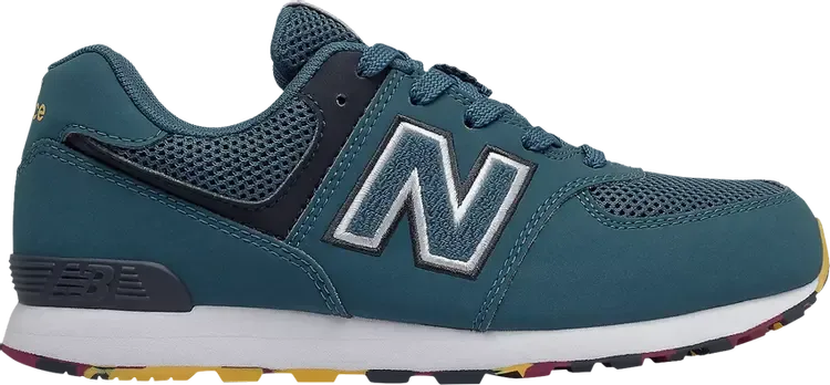 Кроссовки New Balance 574 Kids 'Lagoon Eclipse', зеленый