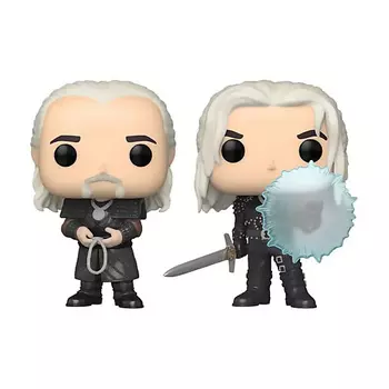 FUNKO Фигурка The Witcher Pop! Television Vinyl 2 Pack Geralt & Vesemir 9 см