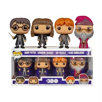 FUNKO Набор фигурок Harry Potter: Harry, Hermione, Dumbledore, Ron