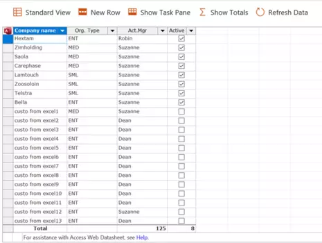 KWizCom Datasheet View App