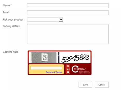 KWizCom RecAPPtcha for SharePoint