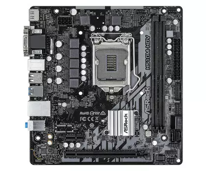 Материнская плата ASRock LGA 1200 Intel H510 H510M-HDV