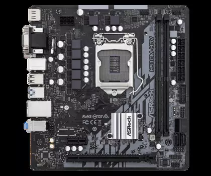 Материнская плата ASRock LGA 1200 Intel H510 H510M-HDV R2.0