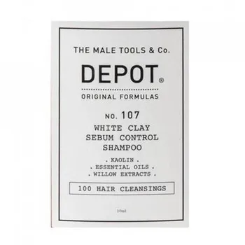 № 107 Whiteclay Sebumcontrol 10 мл шампунь для жирных волос, Depot