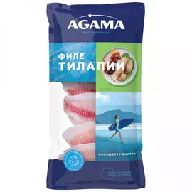 Тилапия филе Agama без кожи замороженная 400 г