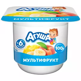 Творог Агуша мультифрукт с 6 месяцев 3.9% 100 г