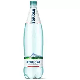 Вода питьевая минеральная Borjomi природная газированная 1.25 л