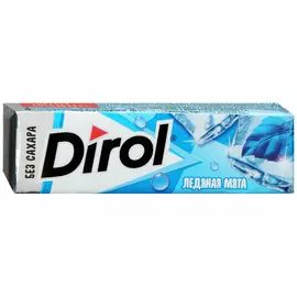 Жевательная резинка Dirol Ледяная мята 13.6 г