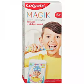 Зубная щетка детская Colgate Magik супермягкая с 5 лет
