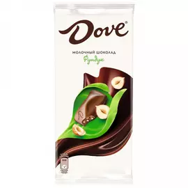 Шоколад Dove молочный с фундуком 90 г