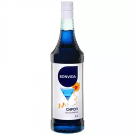 Сироп Bonvida со вкусом Блю Кюрасао 1 л