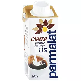 Сливки Parmalat питьевые ультрапастеризованные 11% 200 г