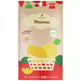 Снэки Зеленика Здоровый фруктовый перекус из манго 20 г