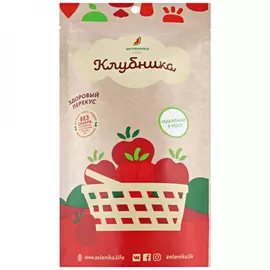 Снэки Зеленика Здоровый ягодный перекус Клубника 20 г