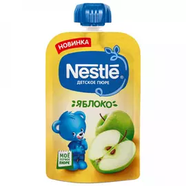 Пюре Nestle яблоко без сахара с 4 месяцев 90 г