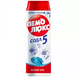 Средство чистящее Пемолюкс Сода 5 Морской бриз порошок 480 г
