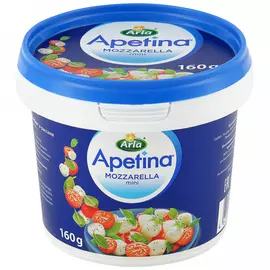 Сыр мягкий Arla Apetina Моцарелла 45% 20 шариков 160 г