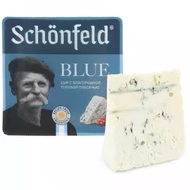 Сыр мягкий Schonfeld Blue с благородной голубой плесенью 54% 100 г