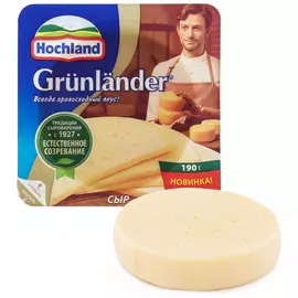 Сыр полутвердый Hochland Грюнландер 50% 190 г