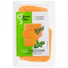 Сыр растительный Green Idea Чеддер нарезка 150 г