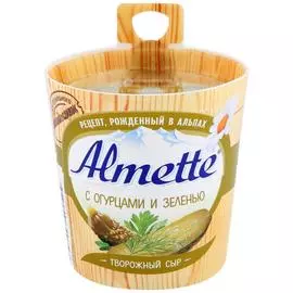 Сыр творожный Almette с огурцами и зеленью 60% 150 г