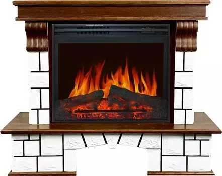 Электрокамин с широким очагом 2D Royal Flame