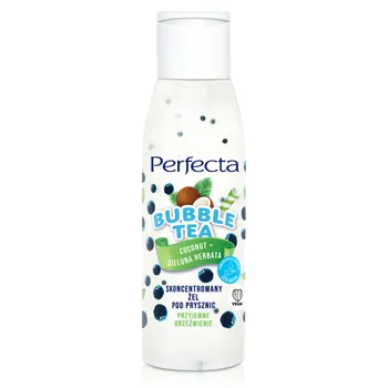 Концентрированный гель для душа с кокосом и зеленым чаем Perfecta Bubble Tea, 100 мл