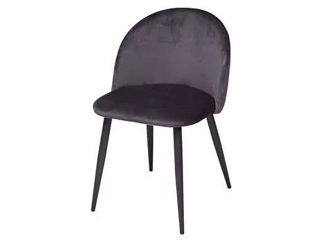 Стул DISCO dark grey (темно-серый, велюр G062-40)