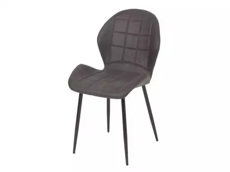 Стул FLOWER PK-04 темно-серый винтажный, микрофибра PK-04