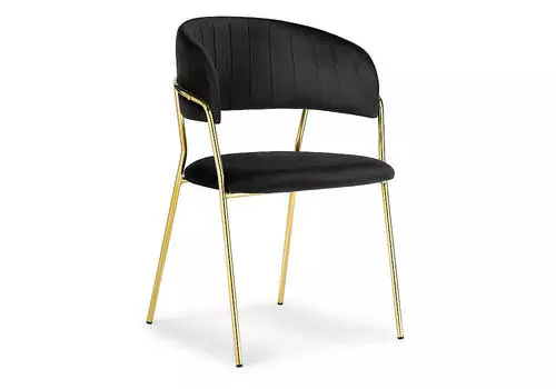 Стул Kamelia black/gold